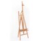 Cappelletto Rosabella Premium Lyre Easel for Painting - Imported Italian Easel Stand with Adjustable Art Easel Features, Handcrafted Beechwood, Supports 51" Canvases, Utility Shelf Included